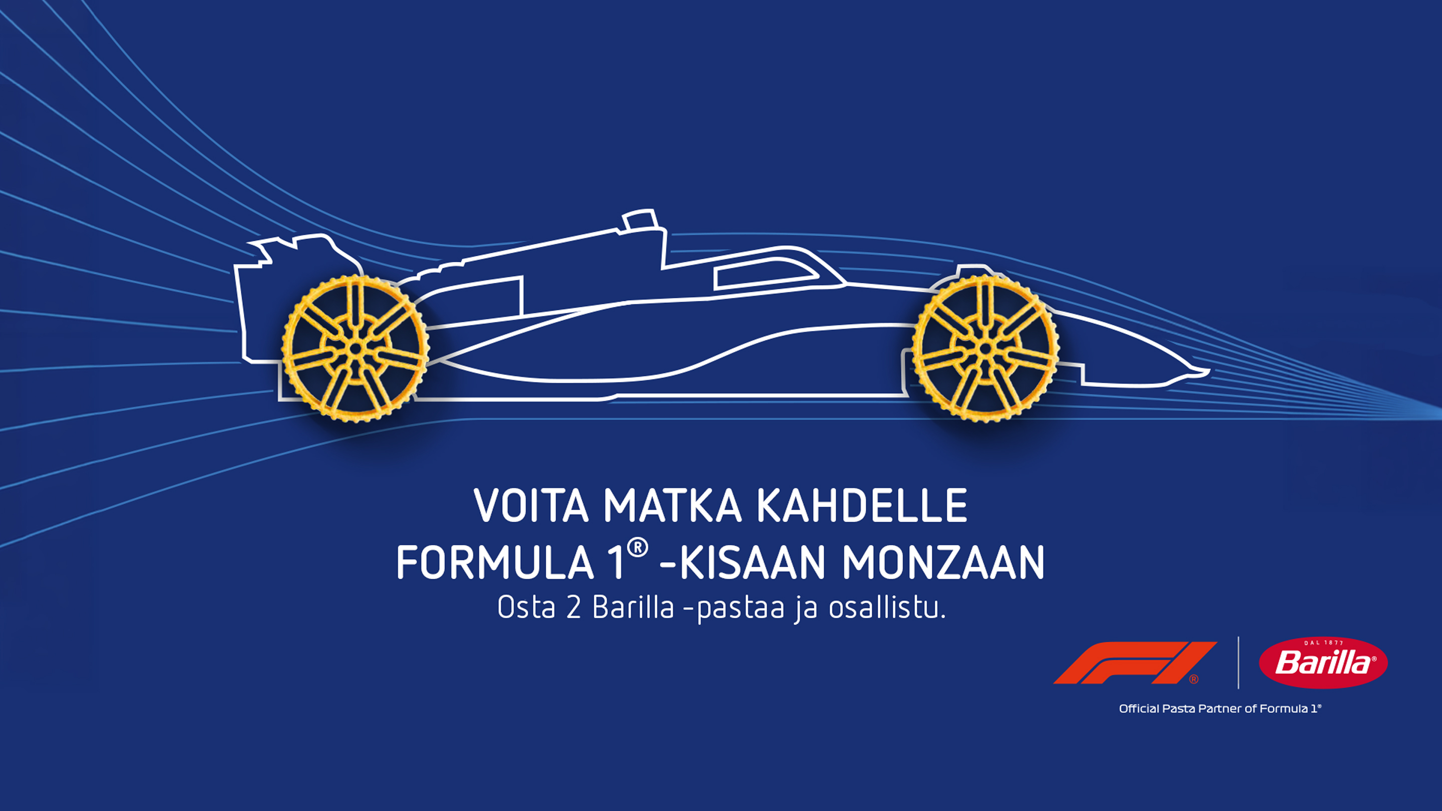 Voita matka kahdelle Formula 1 -kisaan Monzaan