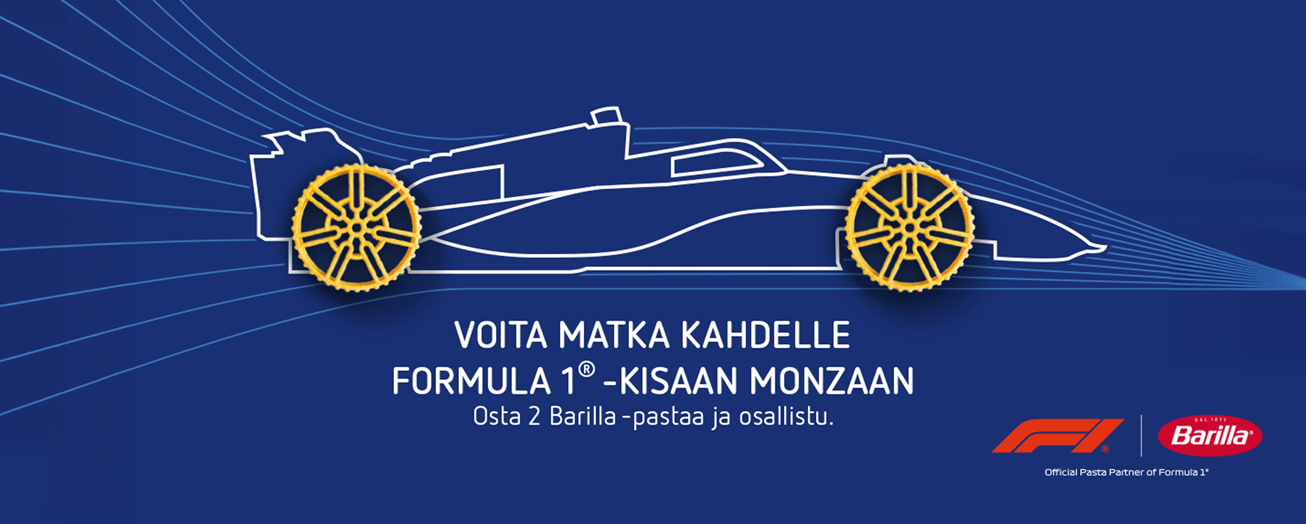 Voita matka kahdelle Formula 1 -kisaan Monzaan